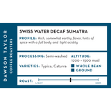 Swiss Water Decaf Sumatra