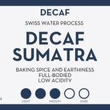Swiss Water Decaf Sumatra