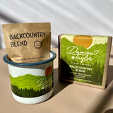 Campfire Bundle - Instant Coffee Packets + Metal Camping Mug