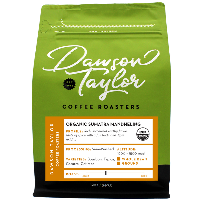 Organic Dark Sumatra Mandheling