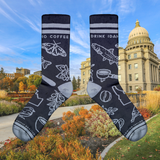 "Drink Idaho Coffee" Crew Socks