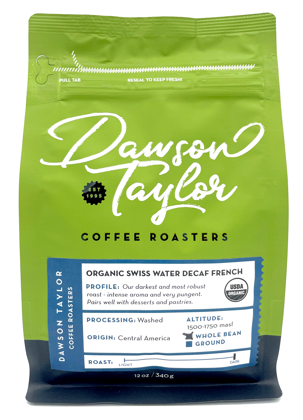 Organic Swiss Water Decaf French
